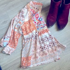 3/4 Sleeve Babydoll Shirt Size M